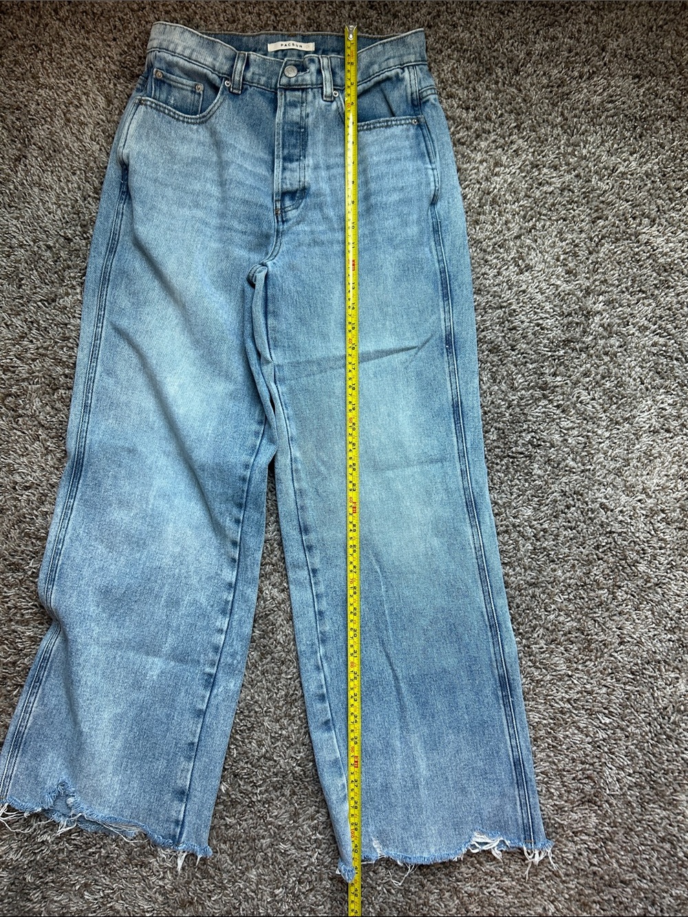 PacSun High Rise Baggy Jeans Size 27 - Picture 6 of 8